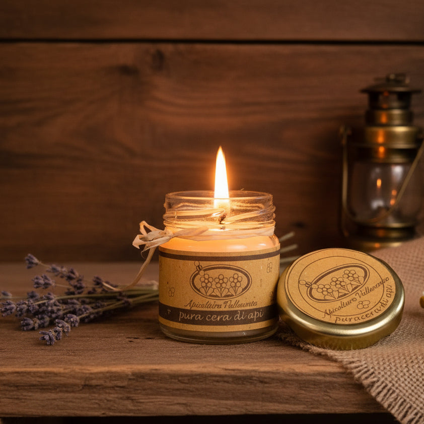 Candele in Cera d'Api piccola - Orso- Bugno- Angelo- Vasetto